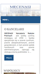 Mobile Screenshot of kancelaria-mecenasi.com